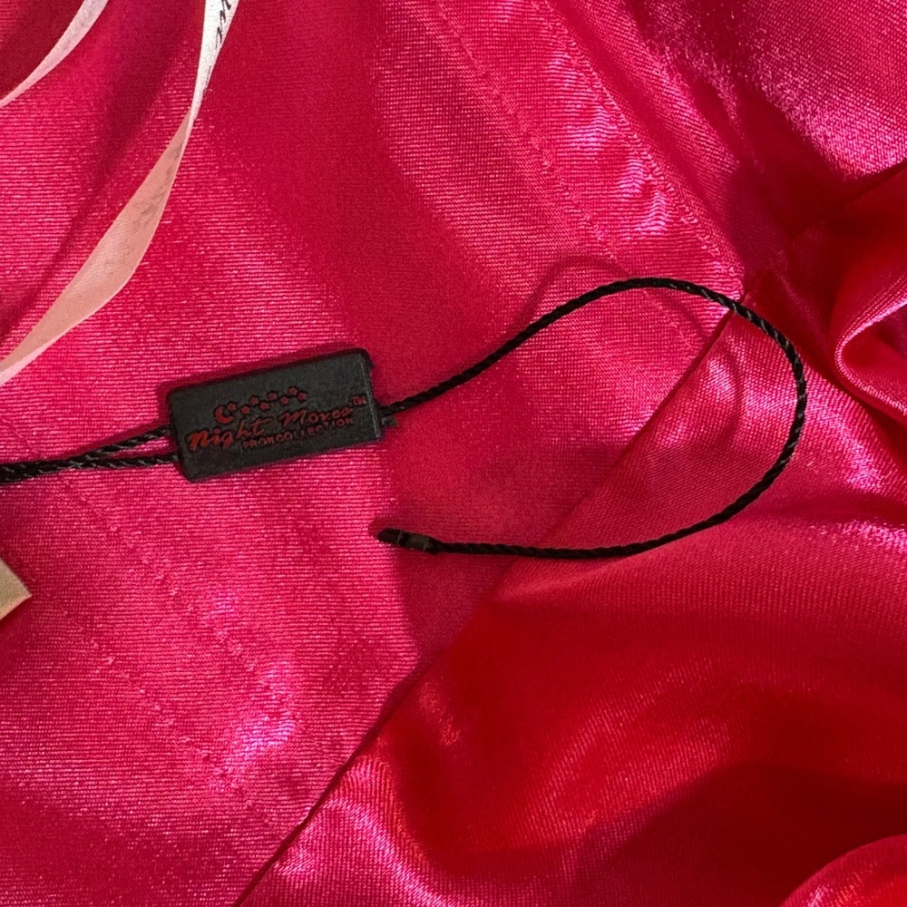 Night Moves One Shoulder Pink Dress nwot size 6 - Picture 10 of 11